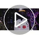 6 Ft Halloween Inflatable Pumpkin Ghost and Black Cat Yard Decor with LEDs