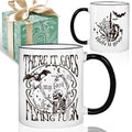 Halloween Skeleton Skull Mug - Spooky Dark Humor Ceramic Coffee Cup 11oz