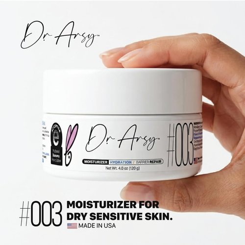 Regine Switzerland Moisturizer #003 - Hydrating & Repair Cream for Dry, Sensitive Skin | Fragrance-Free, Vegan | 120g