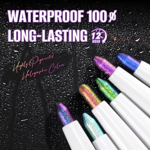 Chameleon Eyeliner Gel Pen - Color Changing, Waterproof & Smudge-Proof, Metallic Shades - B02