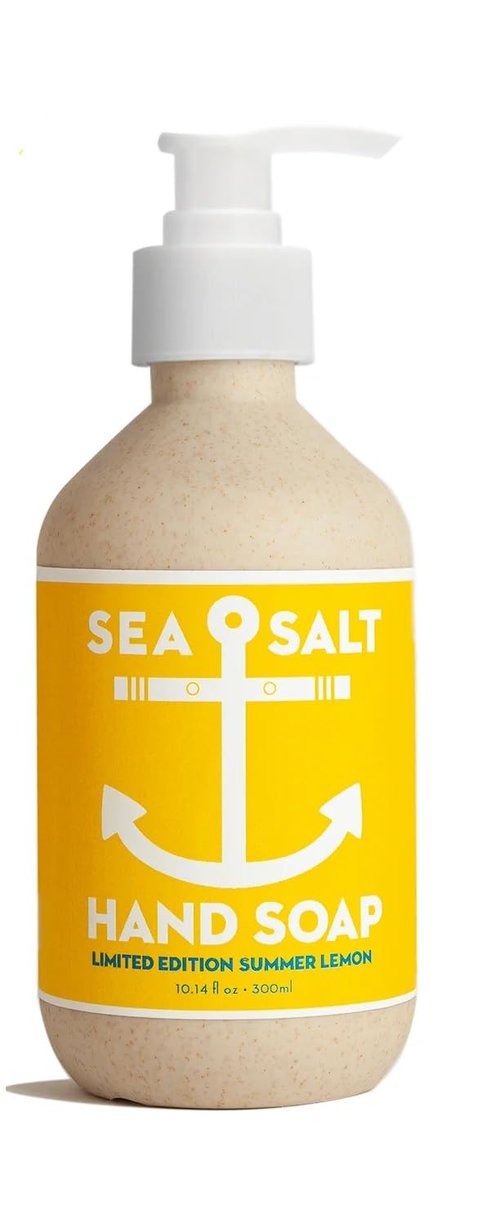 Kalastyle Sea Salt Summer Lemon Liquid Hand Soap | LIMITED EDITION | No Sulfates, Parabens, EDTA | 100% Vegan | 10 fl ounces