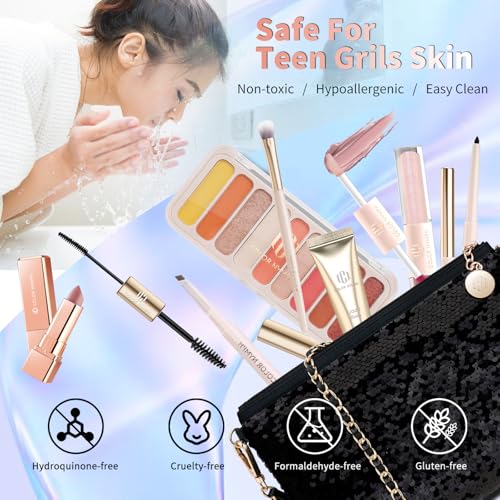 Color Nymph Makeup Kit for Girls & Women with Sequin Bag - B Variation