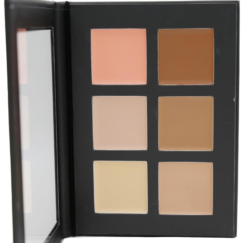 Skiennix Contour and Highlighting Makeup Kit - 6 Color Cream Palette for Medium Skin Tone