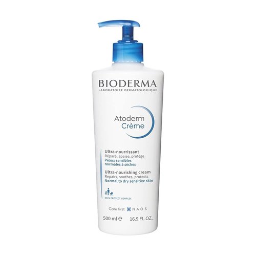 Bioderma Atoderm Cream - Hydrating Body Lotion for Dry Sensitive Skin - 500ml