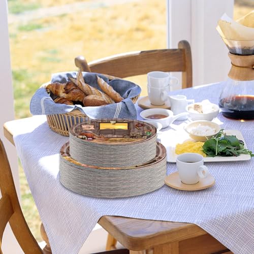 Western Cowboy Party Supplies Set for 25 Guests - Plates, Napkins, Cups & Utensils