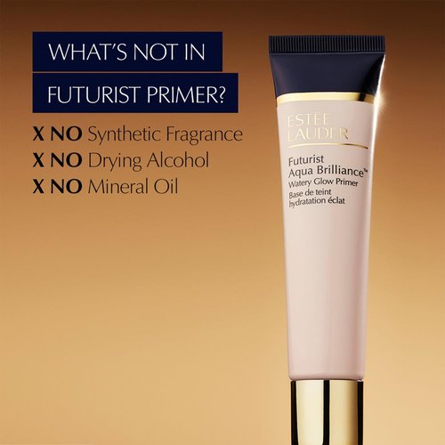 Estée Lauder Futurist Aqua Brilliance Primer - Hydrating Makeup Base with Hyaluronic Acid for Triple Moisture