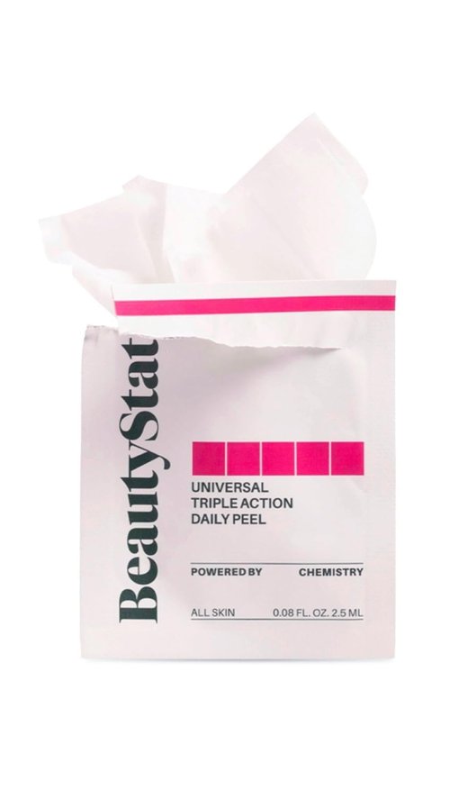 BeautyStat Triple Action Exfoliating Peel Pad - Gentle Daily Treatment for Uneven Tone, Fine Lines & Enlarged Pores