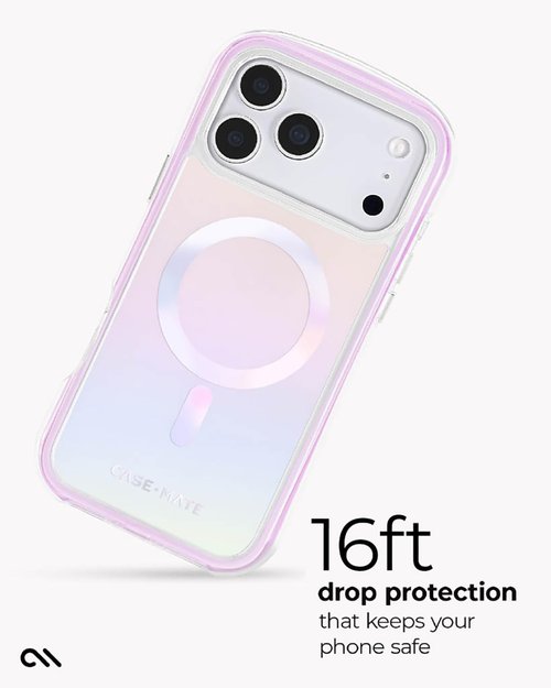 Case-Mate Jelly Pop iPhone 17 Pro Max Case - Stylish Iridescent Design with 16ft Drop Protection | MagSafe Compatible