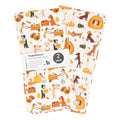 Harvest Hounds Dog Kitchen Towels - Fall & Thanksgiving Dish Towels Set, 2-Pack