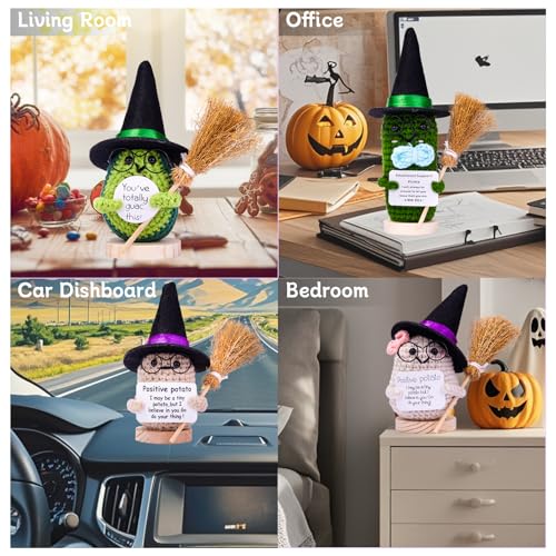 Halloween Emotional Support Cucumber Witch Hat - D-Cucumber Variation