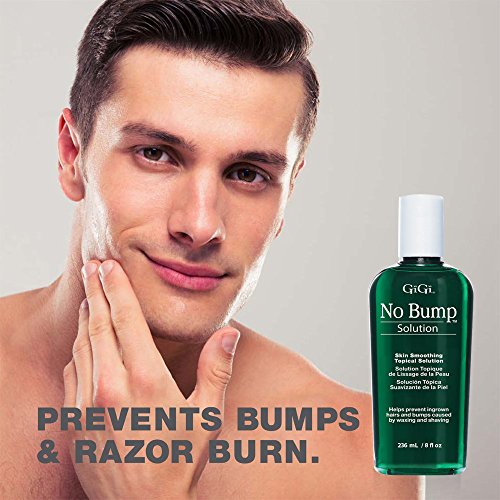 GiGi No Bump Skin Smoothing Topical Solution 8 Fl Oz - Pre & Post Hair Removal Care