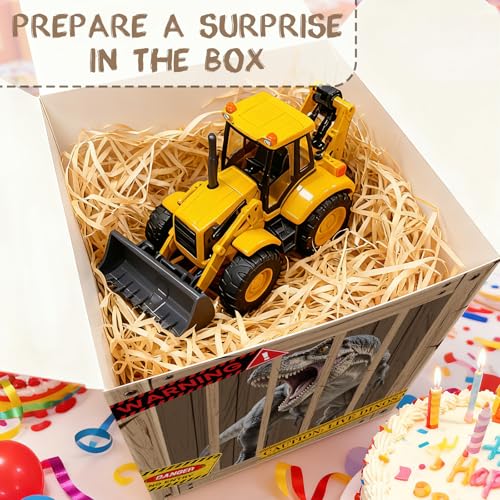 Halloween Dinosaur Party Decoration Boxes Set - 12x12 Inches, 6 Pieces