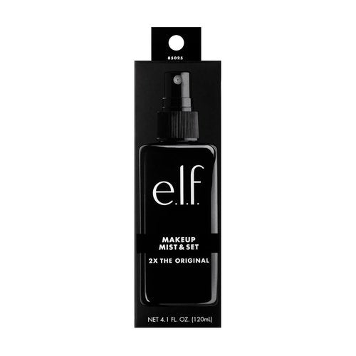 e.l.f. Makeup Mist & Set - Lightweight Hydrating Spray for All-Day Wear | Infused with Aloe, Green Tea & Cucumber - 4 Fl Oz