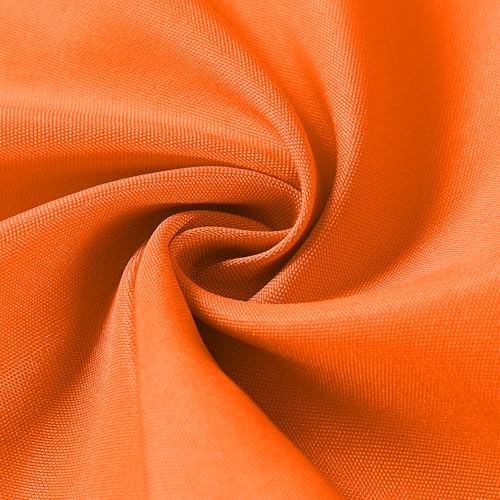Orange Cloth Napkins 17x17 Inch Set of 100 Washable Polyester Dinner Table Linens