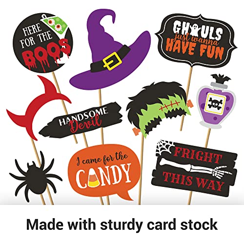 Halloween Photo Booth Props Set of 30 - Fully Assembled Party Decorations - Variation of THIS listing