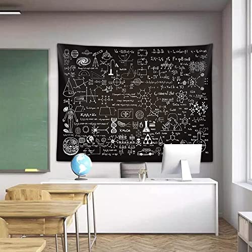 Science Themed Classroom Tapestry Wall Hanging, 90x70 Inches - Educational Poster Blanket - Variation of THIS listing