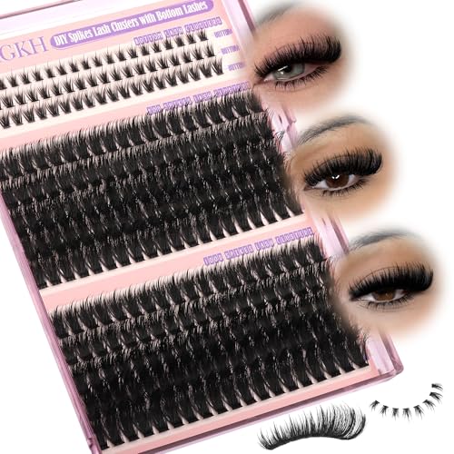 D Curly Spiky Lash Clusters 80D 100D Volumizing Eyelash Extensions 6-20mm - 255Pcs