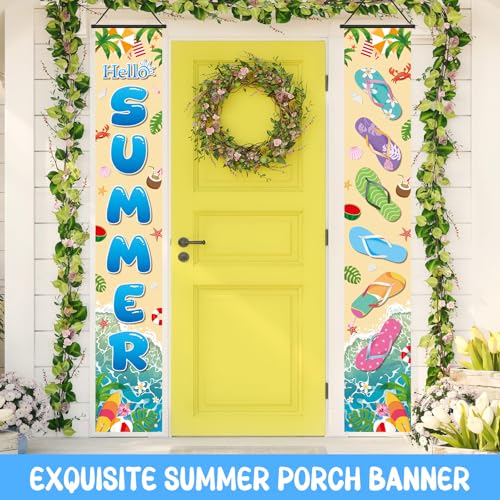 Preboun 12 Pairs Seasonal Door Banner Decorations Set for Fall & Thanksgiving - Variation of THIS listing