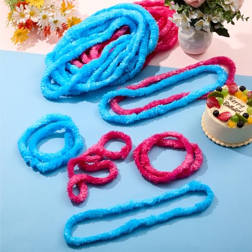 Pink and Blue Gender Reveal Leis Bulk Pack - 108 Party Necklaces for Baby Shower & Celebration (Variation of THIS listing: Pink, Blue / 108)