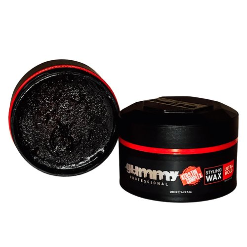 **Gummy Professional Hair Styling Wax - Strong Hold with Keratin Complex for Radiant Finish | 200 ml**