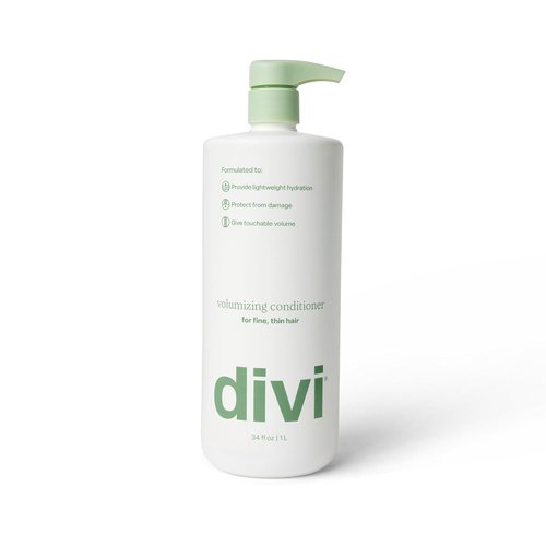 Divi Volumizing Conditioner - Lightweight Formula for Fine Hair | Strengthens & Protects from Damage