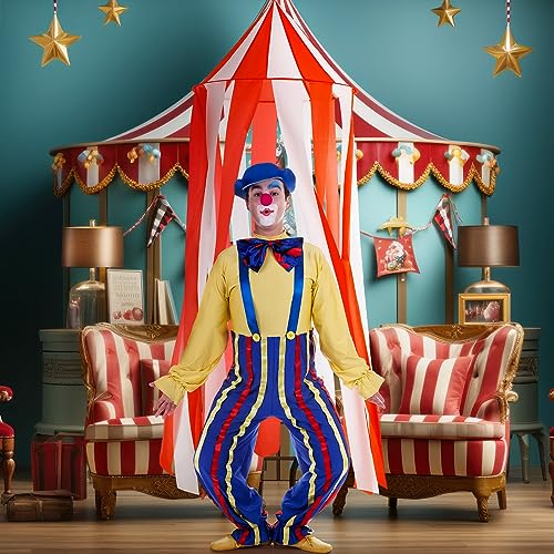 Circus Tent Party Decor - 7 x 6 ft Carnival Hanging Tent for Events