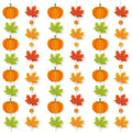 Fall Party Hanging Decorations Maple Leaf & Pumpkin Garland - Fall Color Variation