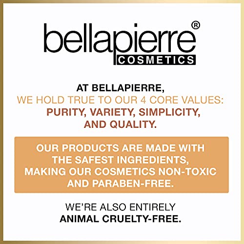 Bellapierre Pressed Banana Setting Powder - Medium, Talc-Free Compact for Brightening & Matte Finish