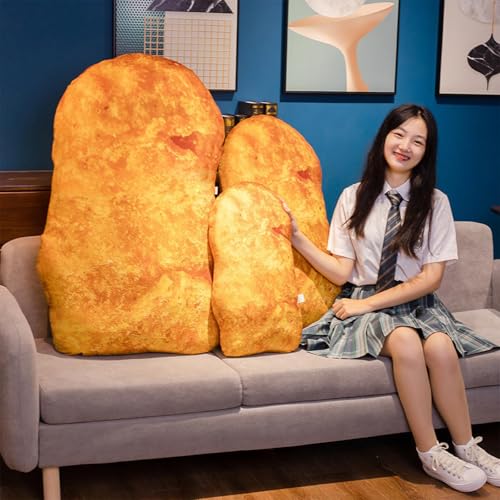 Simulation Chicken Plush Pillow 23 Inch Cute Food Stuffed Toy for Kids & Adults