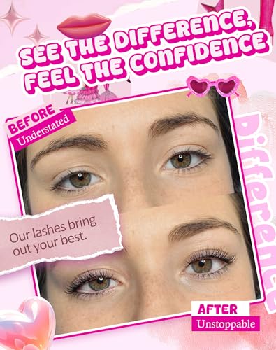 False Eyelashes Wispy Natural Short 13MM Pack of 7 Pairs - Adious AD222