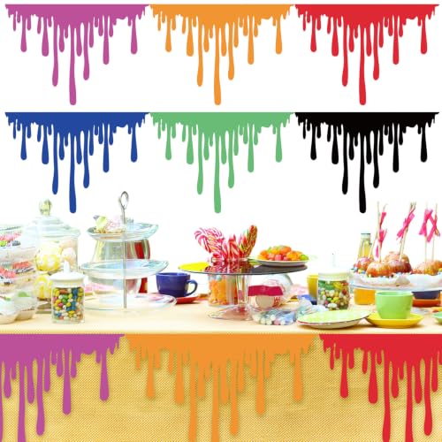 6 Pack Art Party Table Skirts - Classroom & Event Decorations