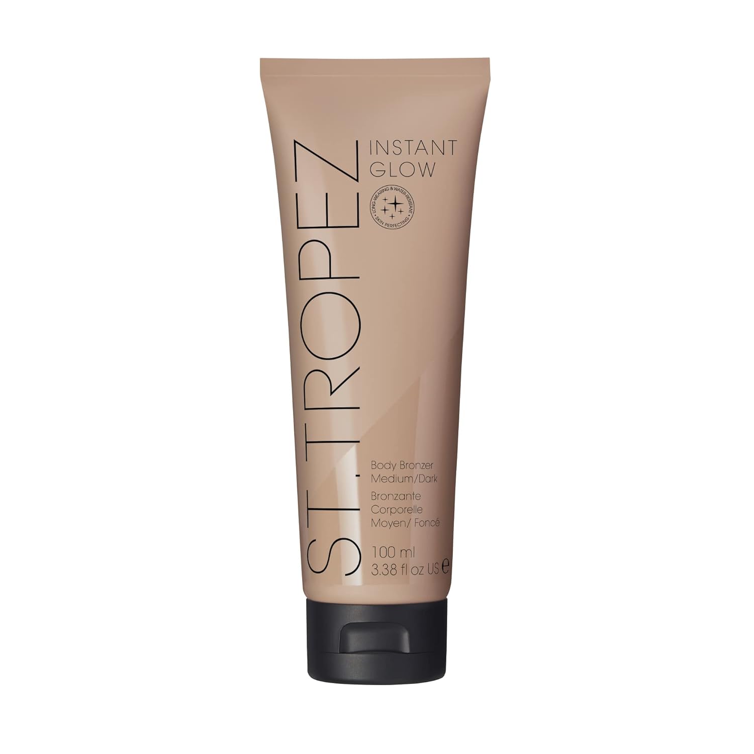 St. Tropez Instant Glow Bronzer - Smudge-Proof, Vegan Makeup for Face & Body | Natural Finish