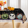 Halloween Tablecloth 60x80 Inch Rectangle Spooky Home Party Decor