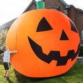 10 Ft Inflatable Pumpkin Halloween Yard Decor with LED Lights - Giant Outdoor Pumpkin
