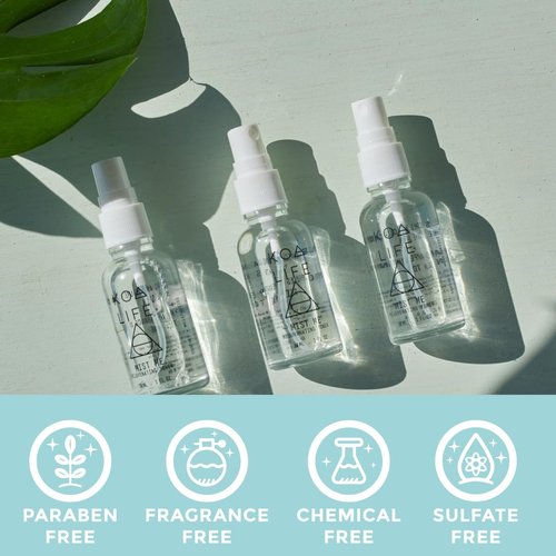 Koa Life Mist Me Rejuvenating Toner - Hydrating Anti-Aging Facial Mist with Witch Hazel & Eucalyptus - 1 FL OZ