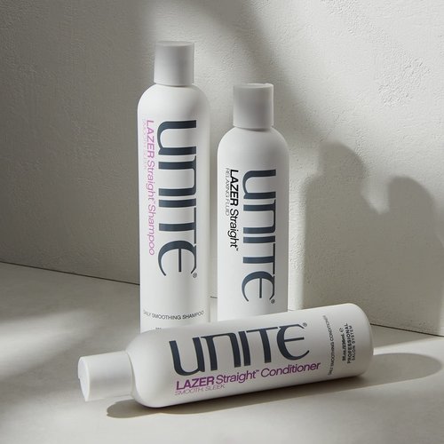 UNITE Hair – LAZER Straight Relaxing Fluid – Anti-Humidity Frizz Control & Thermal Protection – 8 Fl Oz