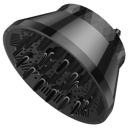 Segbeauty Universal Hair Diffuser - Collapsible & Portable Attachment for Thick, Wavy, Curly Hair | Fits 1.5"-3.22" Nozzles, Black