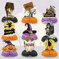Halloween Honeycomb Centerpieces 9 Pcs Spooky Table Decor Party Supplies
