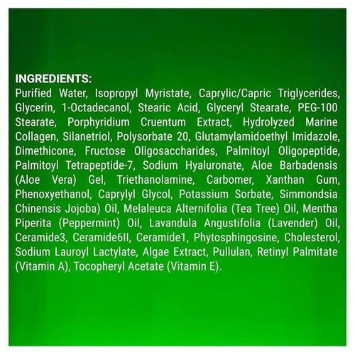 Majestic Pure Tea Tree Oil Moisturizing Cream - Hydrating Body, Foot & Face Lotion - With Ceramides, Vitamins A, E & Vegan Collagen - 16 oz for All Skin Types