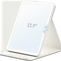 Travel Makeup Mirror with Lights, Lighted Vanity Mirror, 11.9", Soft-Grain White