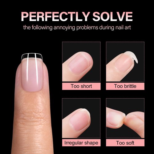 AILLSA Extra Short Square Nail Tips - 15 Sizes 240pcs Half Matte False Nail Tips Pre-shaped Short Nails Tips, Acrylic Fake Press on Gelly Tips for Gift