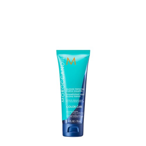 Moroccanoil Blonde Perfecting Purple Shampoo - Brightens & Tones Blonde Hair | 8.5 Fl Oz