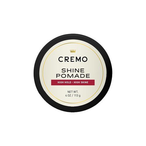 Cremo Hair Pomade for Men - Premium Barber Grade Styling Pomade with High Hold & Shine, 4 Oz