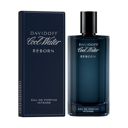 Davidoff Cool Water Reborn Eau de Parfum Intense - Woody Men's Cologne with Galbanum, Amber & Vetiver - Long-Lasting Fragrance