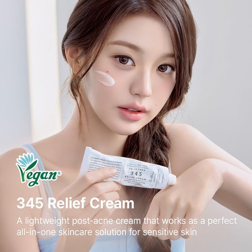 Dr.Althea 345 Relief Cream - Daily Face Moisturizer for Soothing Recovery & Blemish Care | Vegan Skincare, 1.69 Fl Oz