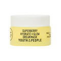 Youth To The People Superberry Hydrate + Glow Dream Mask - Overnight Facial Moisturizer with Hyaluronic Acid, Squalane & Vitamin C for Dry Skin