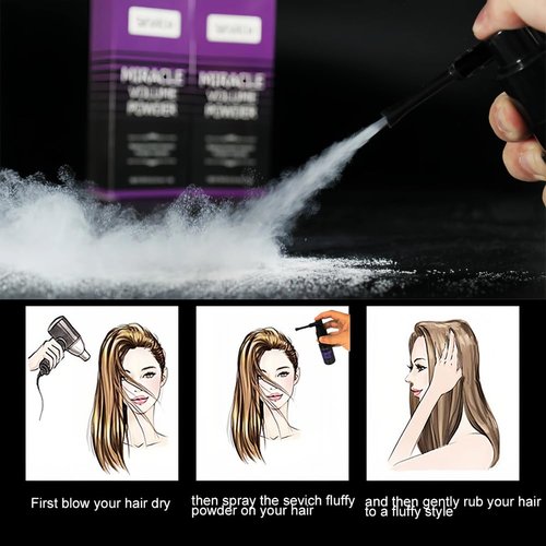 Gowwim Texture Powder - 360° Rotating Nozzle Design for Instant Volume & Oil Control | 4g Non-Greasy Matte Finish