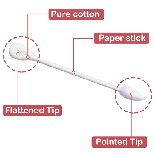 Precision and Flattened Tip 450pcs Cotton Swabs For Makeup,Beauty Tools & Personal Care
