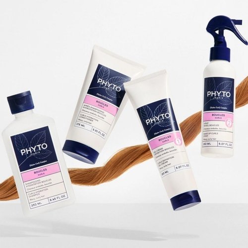 PHYTO Curl Definition Gel-Cream - Silicone-Free Curl Enhancer for Wavy & Curly Hair (2A–3A) - 24-Hour Anti-Frizz, Natural Hold & Shine - 5.07 fl oz