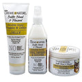 Creme of Nature Butter Blend & Flaxseed– Pudding, Jelly & curl Definer 7 Booster – for Curly, Coily, Shrinkage-Prone Hair – Styling Bundle Collection Set 3 PCS